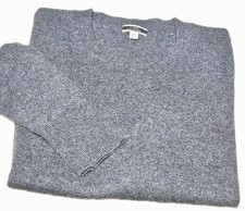 J.Crew Womens Cashmere Sweater, Gray Long Sleeve V.Neck-(M) picture
