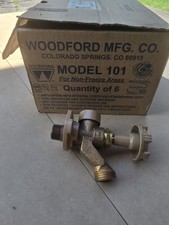 WOODFORD MFG. 101 Anti-Siphon Hose Bibb, 1/2 In, Brass  picture
