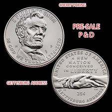 1776 2026 P D Gettysburg Address Quarters 250th Anniversary 2 COINS ⭐Pre-Sale⭐ picture