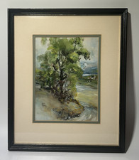 VTG Edith Cope Still Life Painting Framed & Matted Corona del Mar California picture