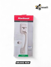 Kwikset Prague Front Door Handle No Lock, Entry Handleset Exterior, Satin Nickel picture