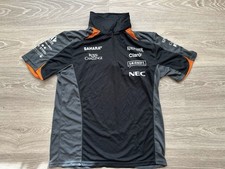 Sahara Force India F1 Team Quarter Zip Shirt Black Gray Orange Men’s Xl Formula  picture