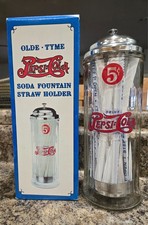 vintage pepsi cola collectible straw holder picture