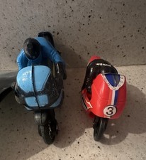 Vintage Toy Motorcycle Lot - 1993 Tootsietoy Turbo Rider & Polistil Honda 750 picture