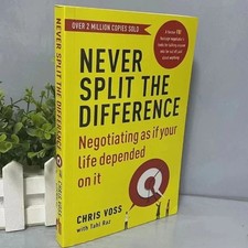 Never Split The Difference By Chris Voss Books picture