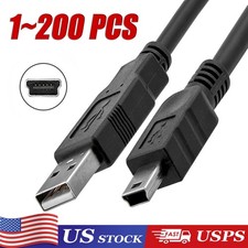 3FT Mini USB Data Sync Charger Charging Cable Cord SatNavs, Dash Cam LOT picture
