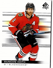 5 CARD LOT - 2019-20 SP Authentic - Duncan Keith #14 picture