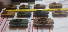 (N-7) 10 German Armoured Cars. 4 Are Roco. Painted. Sold As Is. Different Scales picture