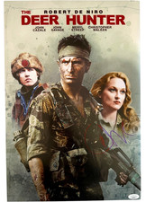 CHRISTOPHER WALKEN SIGNED THE DEER HUNTER 12X18 MOVIE POSTER PHOTO JSA picture