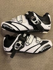 Mens White Serfas Podium Road Cycling Shoe Size 37 US Size 5 New $100 picture