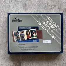 (Scratch) Vintage 1998 Pioneer Deluxe Jumbo 20 Page Expandable Photo Album  picture