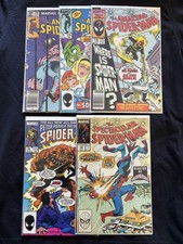 Vintage Spider-Man Comic Lot Amazing 219 274 279 Spectacular 111 144 Secret Wars picture