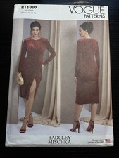 Vogue Patterns Badgley Mischka R11997/V1981 Misses Dress Size A5 (6-14) picture