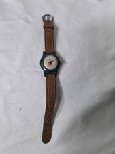 Vintage 1955 Davy Crockett US Time Disney Watch Green Case picture