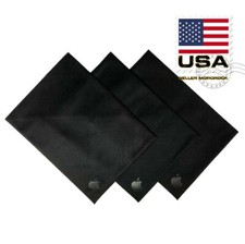 3PCS Genuine Apple Microfiber Cleaning Cloths 7'x7' Screen Wipes For iPad/iPhone picture