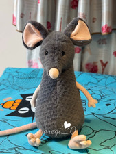 Jellycat Lachlan Sad Rat Plush Soft Toy Kids Doll NWT picture