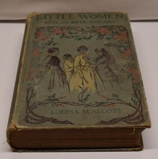 Rare ILLUSTRATED 1896 LITTLE WOMEN Louisa May Alcott Victorian Antique Book picture