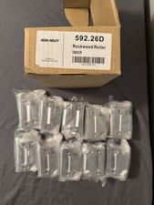 Rockwood 592 US26D Heavy Duty Commercial Roller Latch Satin Chrome Box Lot 10 picture