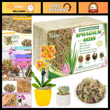 4.4LBS Premium Natural Sphagnum Moss for Plants, Orchid Repotting, Terrariums, C picture