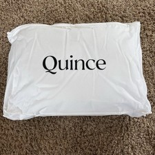 Quince Premium Down Alternative Pillow Standard Cotton Medium/Firm picture