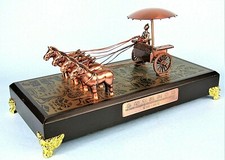 ANCIENT CHINESE BRONZE CHARIOT OF EMPEROR QIN SHI HUANG RARE METAL REPLICA MODEL picture