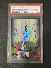 Heyward Stanton Brown 2011 Bowman Platinum Triple Auto Refractor /89 PSA 8  picture