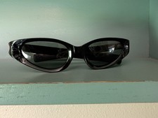 Vintage Cool-Ray Polaroid 125 Mid Mod Retro Cat Eye SUNGLASSES Embellishment  picture