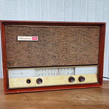 General Electric Musaphonic T-150A Table Radio AM/FM AFC Phono Ext Speaker picture