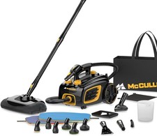 McCulloch MC1375 Canister Steam Cleaner - 90 Min Runtime, 20 Accessories picture