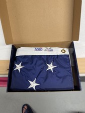 ANNIN FLAGMAKERS-BRAND NEW-5’x 8’-NYLON- UNITED STATES FLAG-MADE IN USA picture