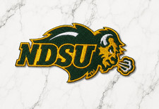 NORTH DAKOTA STATE BISON NCAA EMBROIDERED IRON ON PATCH 3.75