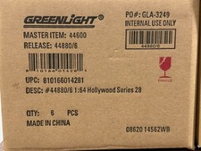 1/64 DIECAST GREENLIGHT HOLLYWOOD SERIES 28 SET OF 6 SEALED BOX (NEW) picture