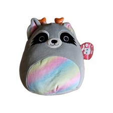 NWT Squishmallow Valentine 2025 Release Max the Raccoon 8 in. Collectible Plush  picture