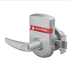 Schlage ND40S ATH (Athens) Privacy Lever Lock with OS-OCC (OCCUPIED/VACANT)... picture