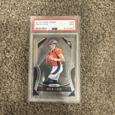 2019 Panini Prizm #304 Drew Lock PSA 9 ROOKIE RC picture