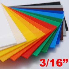 Plexiglass Plastic Acrylic Sheet, 5mm (3/16