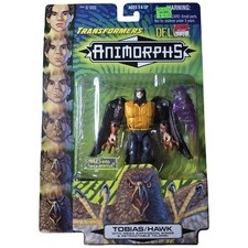 1998 Hasbro Transformers Animorphs Deluxe Tobias Hawk Sealed MOC Vintage picture