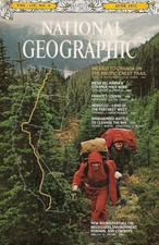 Vintage National Geographic Cover June 1971 Vol 139 No 6 Hiking Nature Poster picture