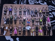 HUGE WWE & AEW Figure Lot - 89 Figures - Ultimates, Elites, Supremes-Has Extras  picture