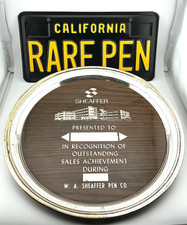 Vintage  W.A. SHEAFFER  Fountain Pen Sales Award 12