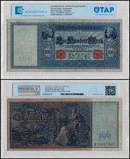 Germany 100 Mark, 1910, P-42, Used, TAP Authenticated picture