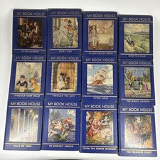 MY BOOK HOUSE 1937 Complete 1-12 Volume Set Plus Parents Guide Hardcover picture