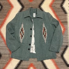 Ortega's Green Chimayo Jacket  38/medium vintage New Mexican picture