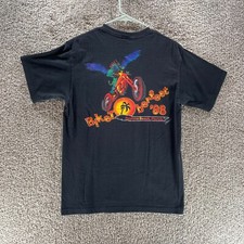 Vintage Biketoberfest Shirt Mens Medium Black 1998 Single Stitch Daytona Beach picture