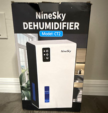 NineSky CT2 Tabletop Dehumidifier 95 oz Tank 85W Sleep Auto Shut Off 100 sq ft picture