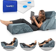 LX13 6-Piece Post-Surgery Recovery System Orthopedic Bed Wedge Pillow Set for picture