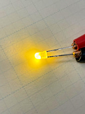 Blinking Flashing Warm White 3mm LED LEDs Blink Flash SLOW BLINK **Qty 50** picture