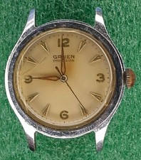 Lot W2487 Mens Gruen 422RSS Manual Wind 3 6 9 12 Movement Vintage Watch Parts  picture