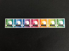 U.S. Stamps, Scott # 5013-5018 (5018a), PNC7 # P1111, (25c) Spectrum Eagle, MNH picture