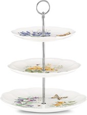 Lenox Butterfly Meadow 3-Tiered Server White  picture